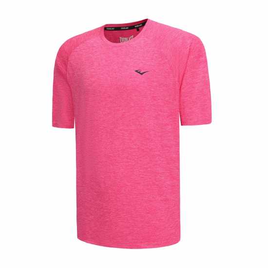 Everlast Flex T-Shirts Mens Pink Marl Мъжки тениски и фланелки
