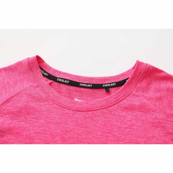 Everlast Flex T-Shirts Mens Pink Marl Мъжки тениски и фланелки