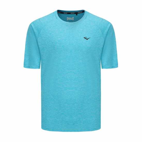 Everlast Flex T-Shirts Mens Cyan Blue Мъжки тениски и фланелки