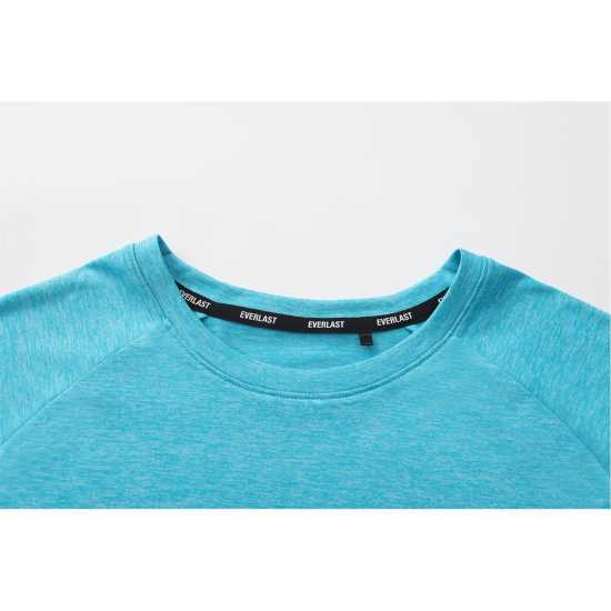 Everlast Flex T-Shirts Mens Cyan Blue Мъжки тениски и фланелки