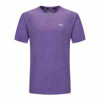 Everlast Flex T-Shirts Mens Лилаво Марл Мъжки тениски и фланелки