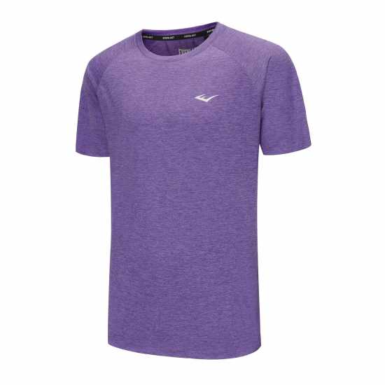 Everlast Flex T-Shirts Mens Лилаво Марл Мъжки тениски и фланелки