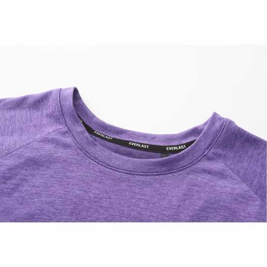 Everlast Flex T-Shirts Mens Лилаво Марл Мъжки тениски и фланелки