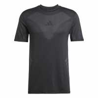 Adidas Gym+ Seamless Tee Mens Черно/Сиво Мъжки тениски и фланелки