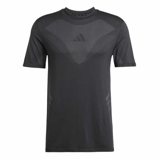 Мъжки тениски и фланелки Adidas Gym+ Seamless Tee Mens Черно/Сиво Adidas Gym+ Seamless Tee Mens Черно/Сиво Мъжки тениски и фланелки