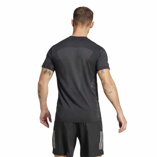 Мъжки тениски и фланелки Adidas Gym+ Seamless Tee Mens Черно/Сиво Adidas Gym+ Seamless Tee Mens Черно/Сиво Мъжки тениски и фланелки