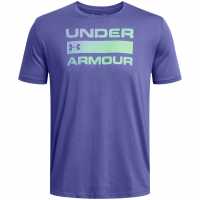 Under Armour Мъжка Тениска Team Wordmark Short Sleeve T Shirt Mens Under Armour Мъжка Тениска Team Wordmark Short Sleeve T Shirt Mens