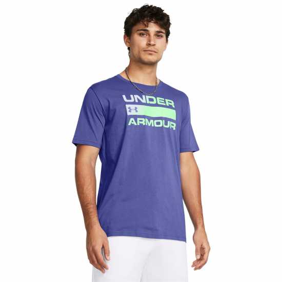 Under Armour Мъжка Тениска Team Wordmark Short Sleeve T Shirt Mens  