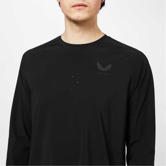 Тениска Castore Metatek Long Sleeve T Shirt Onyx Мъжки ризи