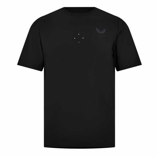Мъжка Тениска Castore Castore Sportswear Metatek Short Sleeve T Shirt Mens Оникс Мъжки тениски и фланелки
