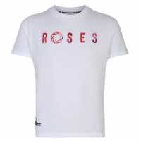 Тениска England Netball England Netball Roses Graffiti Supporters T Shirt Jnr  Детски тениски и фланелки