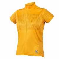 Endura Hummvee Ray II Short Sleeve Women's Jersey Saffron Облекло за колоездене
