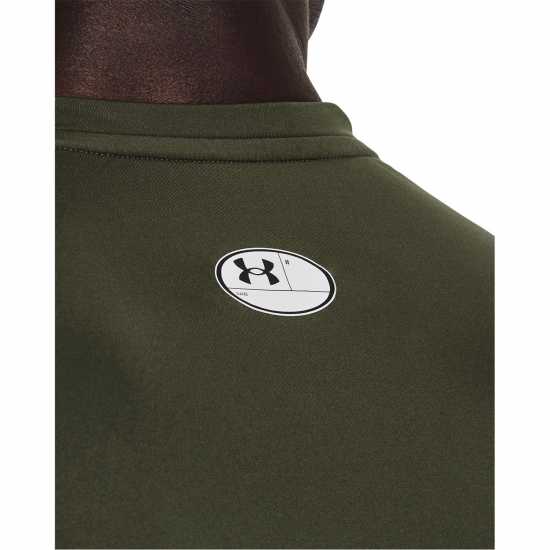 Under Armour Heatgear® Fitted Long Sleeve Green Мъжко облекло за едри хора