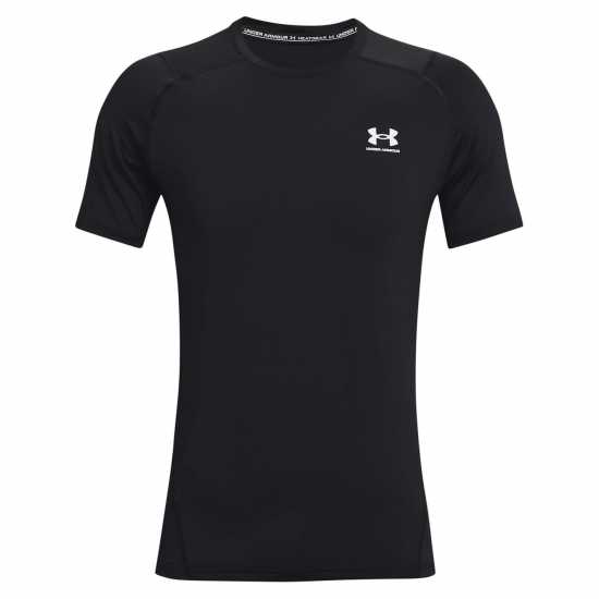 Мъжки тениски и фланелки Under Armour Heatgear® Fitted Short Sleeve Mens Черно Under Armour Heatgear® Fitted Short Sleeve Mens Черно Мъжки тениски и фланелки