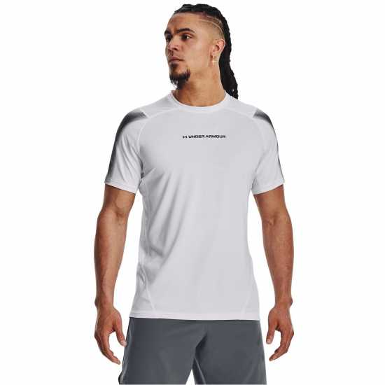 Under Armour Мъжка Риза T-Shirt Mens White/Grey Мъжки ризи