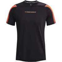 Under Armour Мъжка Риза T-Shirt Mens Black/Beta Мъжки ризи