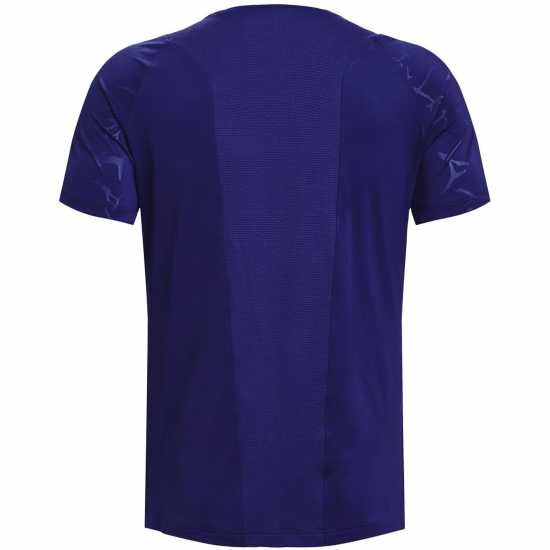 Under Armour Мъжка Тениска Къс Ръкав Rush Short Sleeve Top Mens Sonar Blue Мъжки ризи
