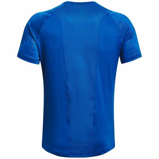 Under Armour Мъжка Тениска Къс Ръкав Rush Short Sleeve Top Mens Varsity Blue Мъжки ризи