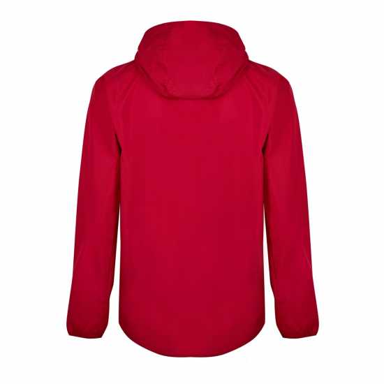 Umbro Shower Jacket Scooter/Red Мъжко облекло за едри хора