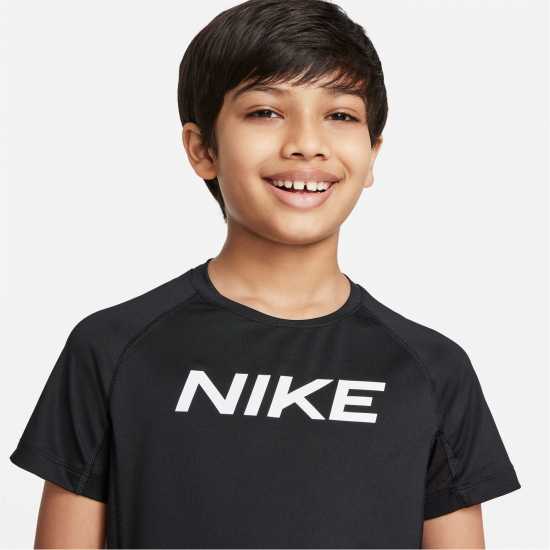 Nike Pro Dri-FIT Big Kids' (Boys') Short-Sleeve Top  Детски тениски и фланелки