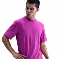 Nike Dri-Fit Uv Hyverse Men's Short-Sleeve Fitness Top Vivid Purple Nike Dri-Fit Uv Hyverse Men's Short-Sleeve Fitness Top Vivid Purple