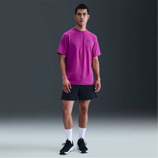 Nike Dri-Fit Uv Hyverse Men's Short-Sleeve Fitness Top Vivid Purple Nike Dri-Fit Uv Hyverse Men's Short-Sleeve Fitness Top Vivid Purple