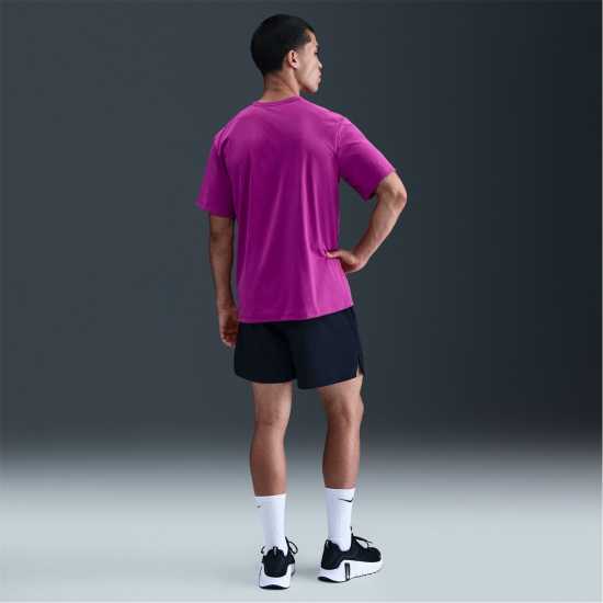 Nike Dri-Fit Uv Hyverse Men's Short-Sleeve Fitness Top Vivid Purple Nike Dri-Fit Uv Hyverse Men's Short-Sleeve Fitness Top Vivid Purple