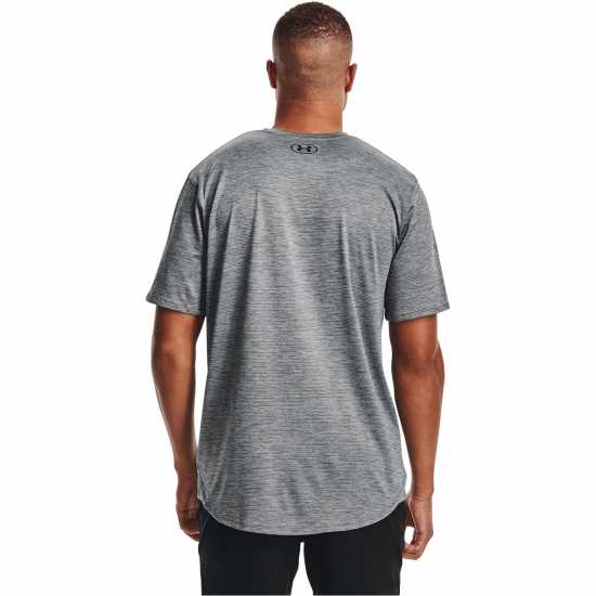 Under Armour Мъжка Тениска Training Vent T Shirt Mens Gray Мъжко облекло за едри хора