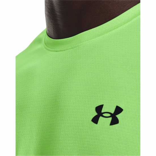Under Armour Мъжка Тениска Training Vent T Shirt Mens Green - Мъжко облекло за едри хора