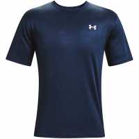 Under Armour Мъжка Тениска Training Vent T Shirt Mens Blue Мъжко облекло за едри хора