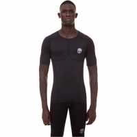 Hydrogen Second Skin Top Mens Black 007 Мъжки дрехи за фитнес