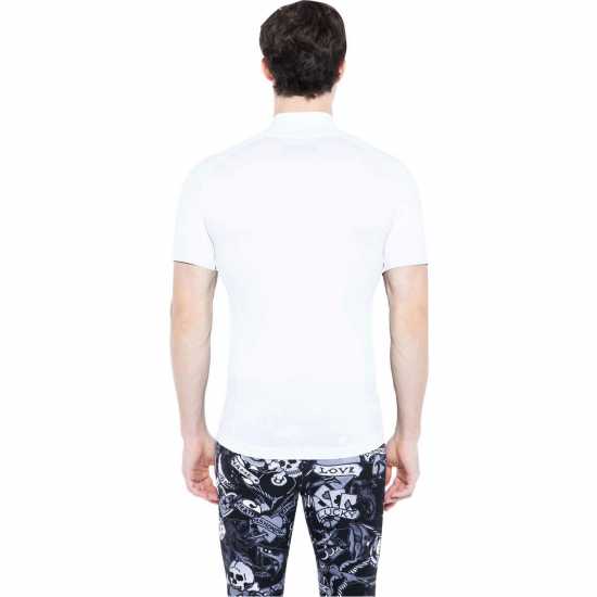 Hydrogen Zip Second Skin Top Mens White 001 - Мъжки ризи