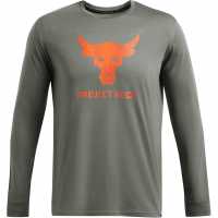 Мъжки тениски и фланелки Under Armour Мъжка Риза Armour Pr Brahma Long Sleeve T-Shirt Mens Green Under Armour Мъжка Риза Armour Pr Brahma Long Sleeve T-Shirt Mens Green Мъжки тениски и фланелки