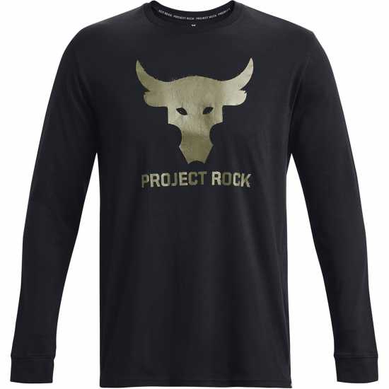 Under Armour Мъжка Риза Armour Pr Brahma Long Sleeve T-Shirt Mens Black Мъжки тениски и фланелки