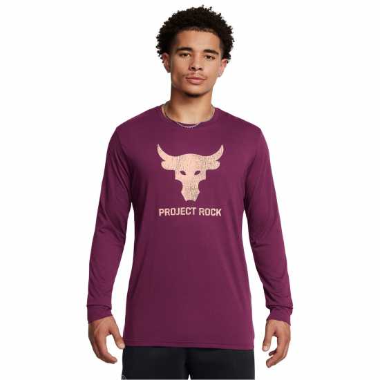 Мъжки тениски и фланелки Under Armour Мъжка Риза Armour Pr Brahma Long Sleeve T-Shirt Mens Лилаво Under Armour Мъжка Риза Armour Pr Brahma Long Sleeve T-Shirt Mens Лилаво Мъжки тениски и фланелки