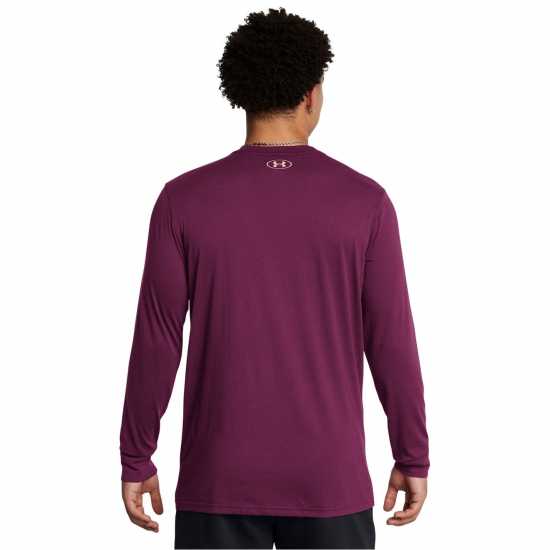 Мъжки тениски и фланелки Under Armour Мъжка Риза Armour Pr Brahma Long Sleeve T-Shirt Mens Лилаво Under Armour Мъжка Риза Armour Pr Brahma Long Sleeve T-Shirt Mens Лилаво Мъжки тениски и фланелки