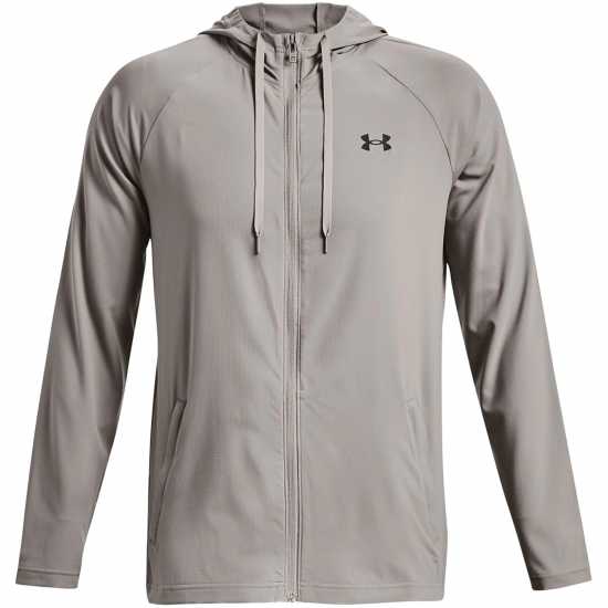 Under Armour Armour Woven Windbreaker Mens Pewter Мъжки ризи