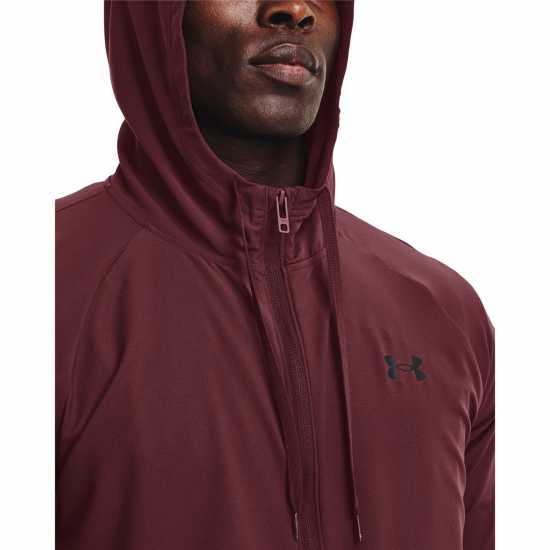 Under Armour Armour Woven Windbreaker Mens Red Мъжки ризи