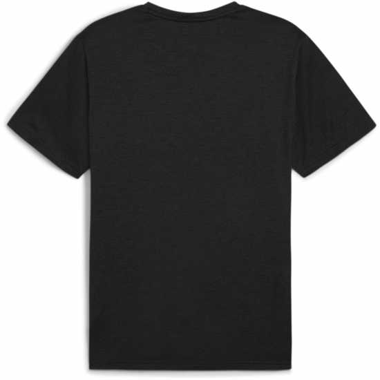 Puma Train All Day Essentials Heather Tee Mens Черно Хизер Мъжки тениски и фланелки