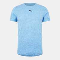 Puma Train All Day Essentials Heather Tee Mens Светло синьо Мъжки тениски и фланелки