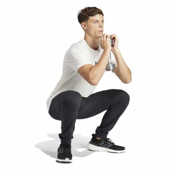 Adidas Мъжка Риза All-Gym Category Graphic T-Shirt Mens Бяла дъска Мъжки тениски и фланелки