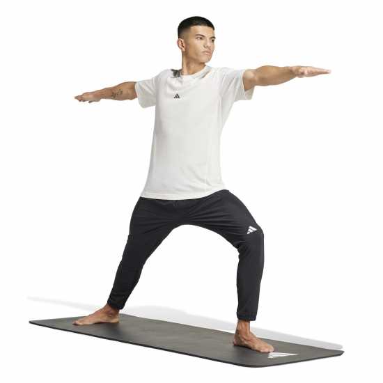 Adidas Мъжка Риза Yoga T-Shirt Mens Бяла дъска Adidas Мъжка Риза Yoga T-Shirt Mens Бяла дъска