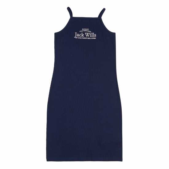 Рокля Жарсе Jack Wills Junior Embroidered Jersey Dress  Детски поли и рокли