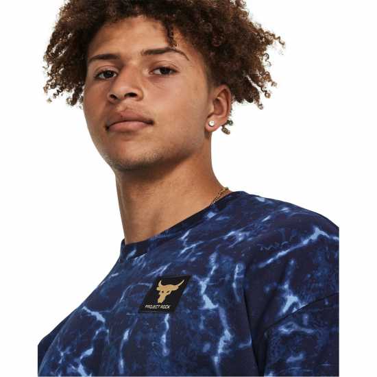 Under Armour Project Rock Rival Fleece Crew Men's  Мъжки горнища на анцуг