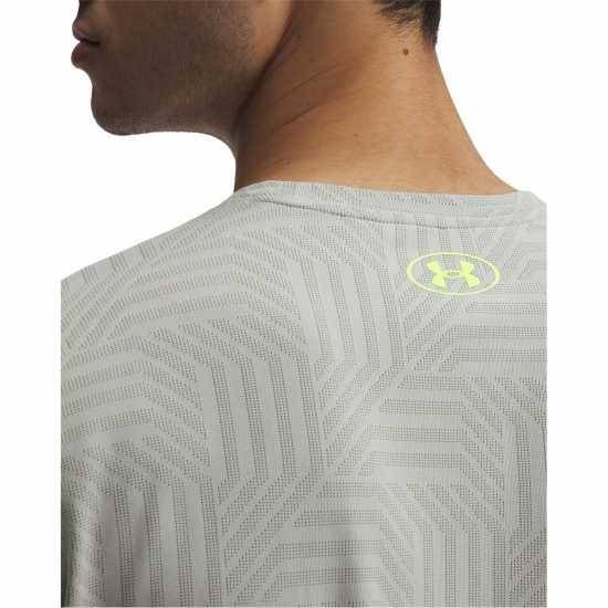 Under Armour Tch Vent Geotessa Sn99 Green Мъжки тениски и фланелки