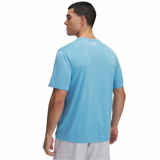 Мъжки тениски и фланелки Under Armour Tch Vent Geotessa Sn99 Blue Under Armour Tch Vent Geotessa Sn99 Blue Мъжки тениски и фланелки