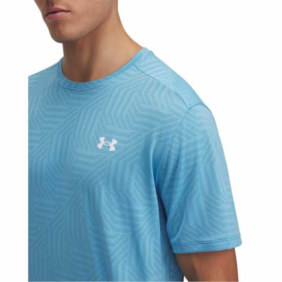 Мъжки тениски и фланелки Under Armour Tch Vent Geotessa Sn99 Blue Under Armour Tch Vent Geotessa Sn99 Blue Мъжки тениски и фланелки