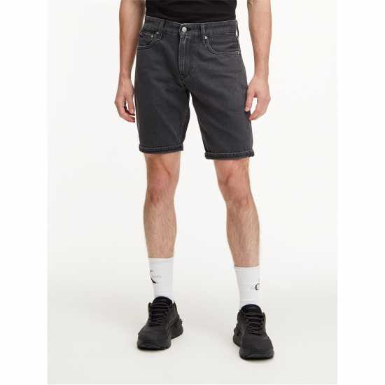 Calvin Klein Jeans Regular Short Denim Black 1BY Мъжки къси панталони