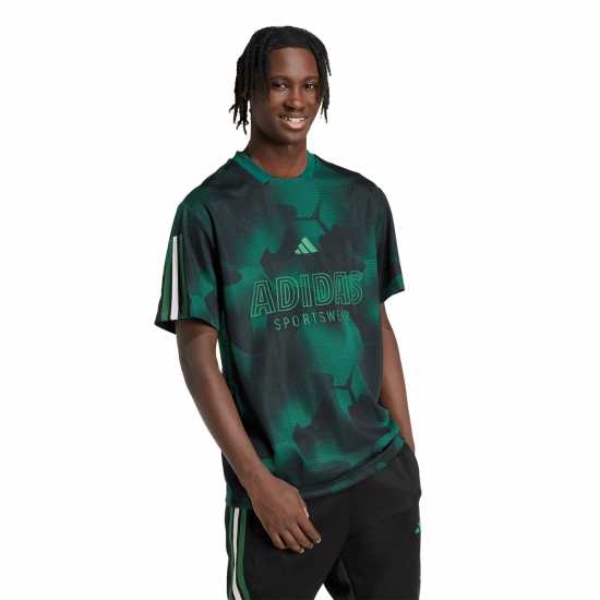 Мъжки тениски и фланелки Adidas House Of Tiro Nations Pack T-Shirt Adults Зелено/Бяло/Мнт Adidas House Of Tiro Nations Pack T-Shirt Adults Зелено/Бяло/Мнт Мъжки тениски и фланелки