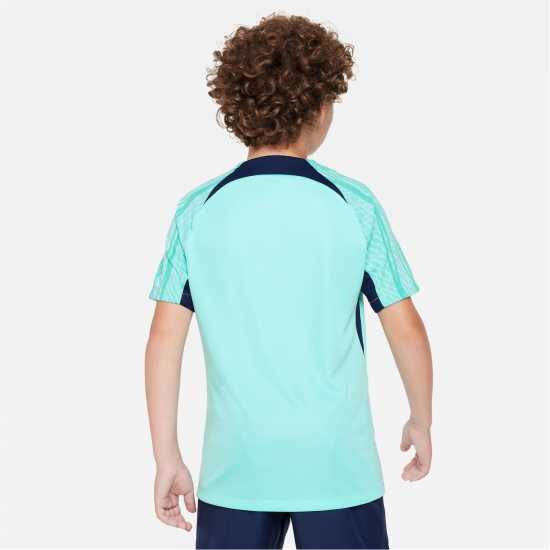 Nike Dri-FIT Strike Big Kids' Soccer Top Juniors Turquoise Детски тениски и фланелки